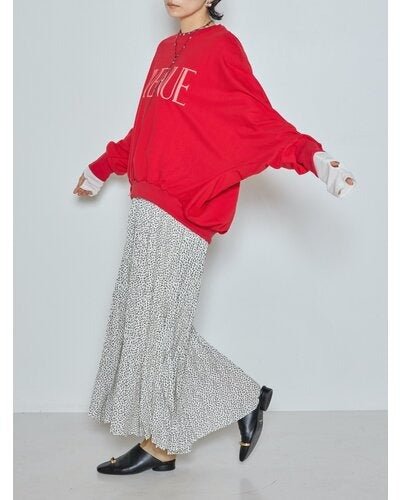 【CHIGNON 2026 AW】レオパドットリズムプリーツSK - 10月上旬頃発送 - Champdelarose