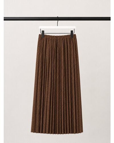 【CHIGNON 2026 AW】レオパドットリズムプリーツSK - 10月上旬頃発送 - Champdelarose
