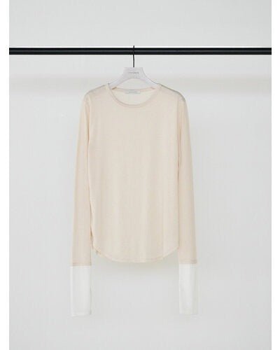 【CHIGNON 2026 AW】ロングスリーブレイヤードTEE - 9月下旬頃発送 - Champdelarose