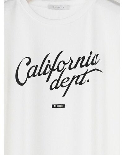 【CHIGNON 2026 AW】アメリカンプリントロンTEE - 9月下旬頃発送 - Champdelarose