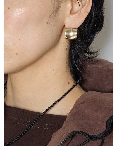 【CHIGNON 2026 AW】メルティスクエアWフェイスピアス - 10月上旬頃発送 - Champdelarose