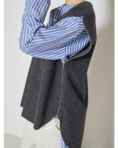 【CHIGNON 2026 AW】WフェイスZIPベスト - 10月上旬頃発送 - Champdelarose