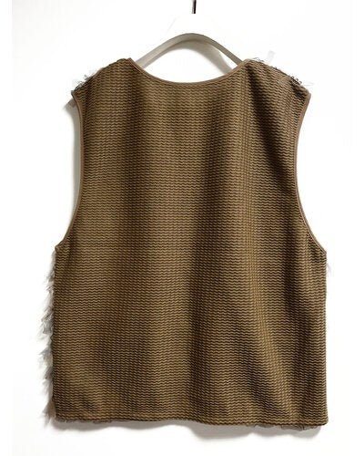 【CHIGNON 2026 PRE - SPRING】チュールレースドッキングベスト - Champdelarose