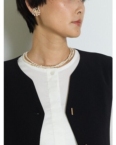 【CHIGNON 2026 PRE - SPRING】スターダストシャワーピアス - Champdelarose