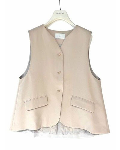 【CHIGNON 2026 PRE - SPRING】フレアベスト - Champdelarose