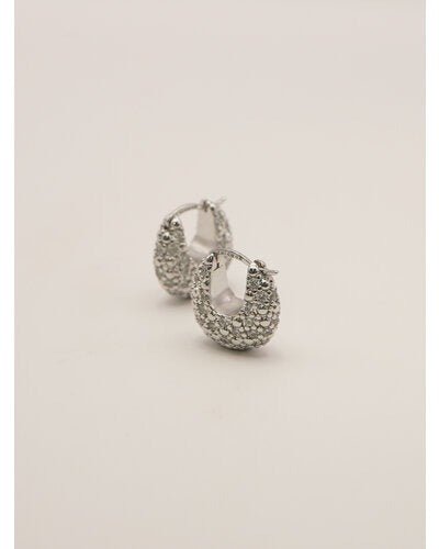 【CHIGNON 2026 PRE - SPRING】ドロップパヴェワンタッチピアス - Champdelarose