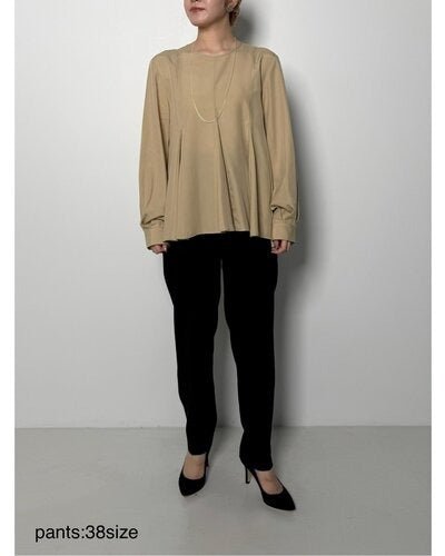 【CHIGNON 2026 PRE - SPRING】トライアングルフレアブラウス - Champdelarose