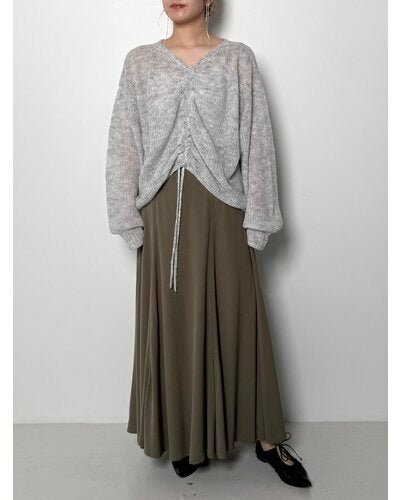 【CHIGNON 2026 PRE - SPRING】シアールーズドロストニット - Champdelarose