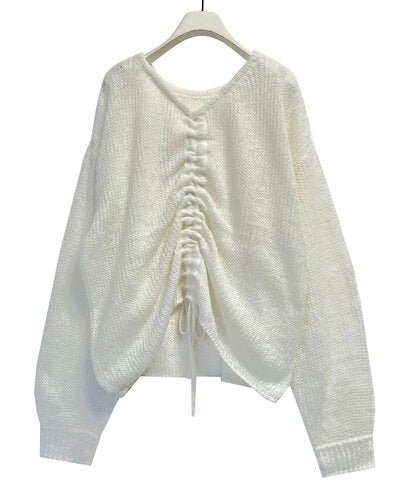 【CHIGNON 2026 PRE - SPRING】シアールーズドロストニット - Champdelarose