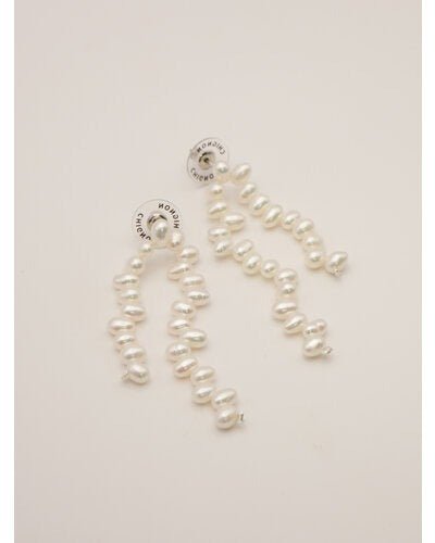 【CHIGNON 2026 PRE - SPRING】淡水パールスウィングピアス - Champdelarose