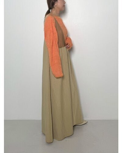 【CHIGNON 2026 PRE - SPRING】バックシアー2WAYワンピース - Champdelarose