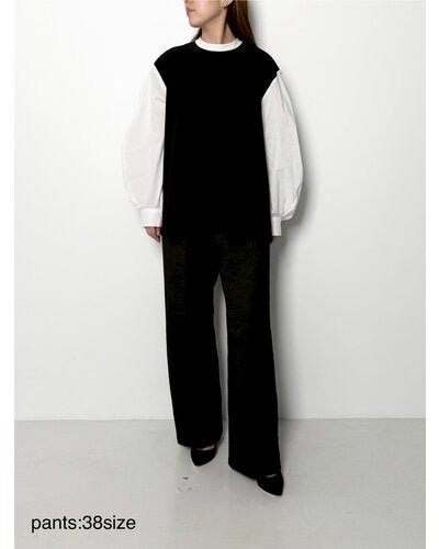 【CHIGNON 2026 PRE - SPRING】ボリューム袖ハイネックBL - Champdelarose