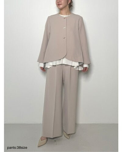 【CHIGNON 2026 PRE - SPRING】バックフレアーJK - Champdelarose