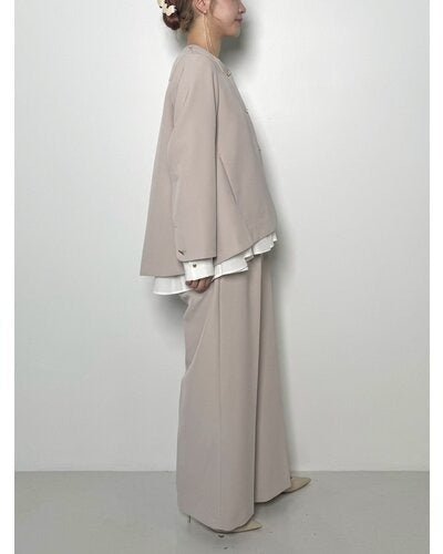 【CHIGNON 2026 PRE - SPRING】バックフレアーJK - Champdelarose
