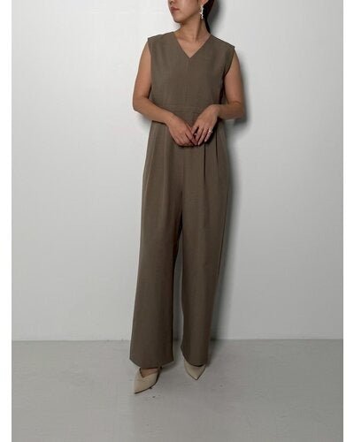 【CHIGNON 2026 PRE - SPRING】JK付きサロペット - Champdelarose