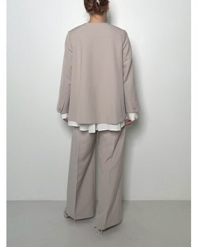 【CHIGNON 2026 PRE - SPRING】バックフレアーJK - Champdelarose