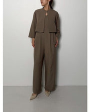 【CHIGNON 2026 PRE - SPRING】JK付きサロペット - Champdelarose