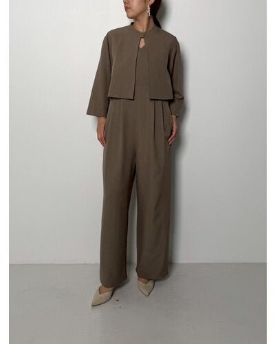 【CHIGNON 2026 PRE - SPRING】JK付きサロペット - Champdelarose