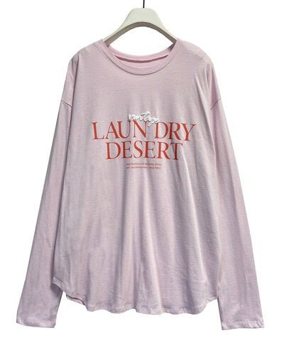【CHIGNON 2026 PRE - SPRING】LAUNDRY発泡ロゴTee - Champdelarose