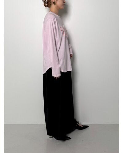 【CHIGNON 2026 PRE - SPRING】LAUNDRY発泡ロゴTee - Champdelarose