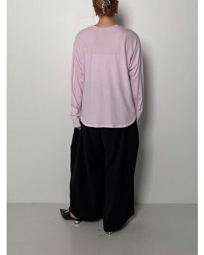 【CHIGNON 2026 PRE - SPRING】LAUNDRY発泡ロゴTee - Champdelarose