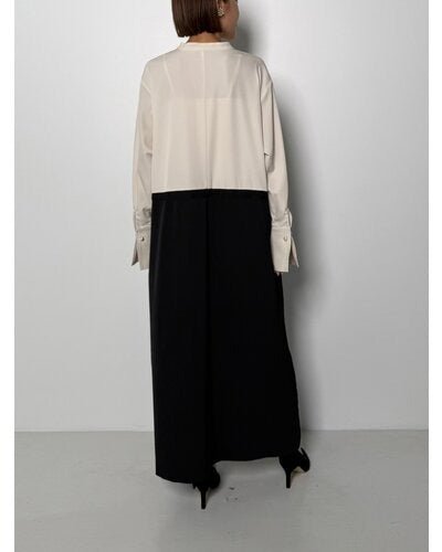 【CHIGNON 2026 PRE - SPRING】パールロングシャツOP - Champdelarose