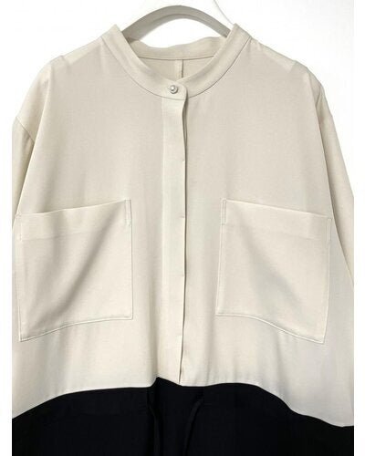 【CHIGNON 2026 PRE - SPRING】パールロングシャツOP - Champdelarose