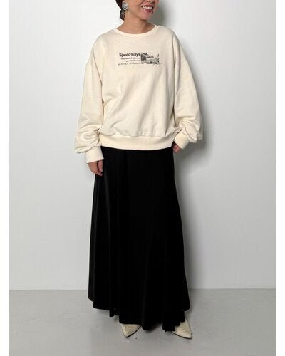 【CHIGNON 2026 PRE - SPRING】Photo裏毛スウェット - Champdelarose