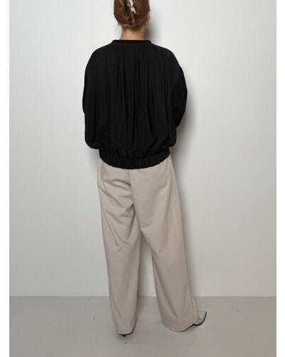 【CHIGNON 2026 PRE - SPRING】無地布帛ドッキングPO - Champdelarose