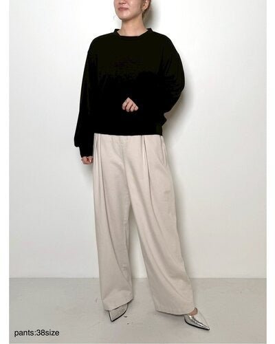 【CHIGNON 2026 PRE - SPRING】無地布帛ドッキングPO - Champdelarose