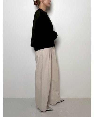 【CHIGNON 2026 PRE - SPRING】無地布帛ドッキングPO - Champdelarose
