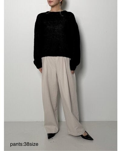 【CHIGNON 2026 PRE - SPRING】ハイウエストウォッシュPT - Champdelarose