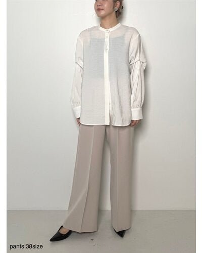 【CHIGNON 2026 PRE - SPRING】ベルト付きワイドPT - Champdelarose