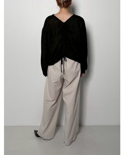 【CHIGNON 2026 PRE - SPRING】ハイウエストウォッシュPT - Champdelarose