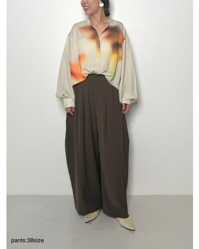 【CHIGNON 2026 PRE - SPRING】ワイドタックPT - Champdelarose