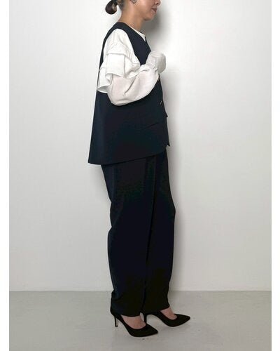 【CHIGNON 2026 PRE - SPRING】ベルト付きテーパードPT - Champdelarose