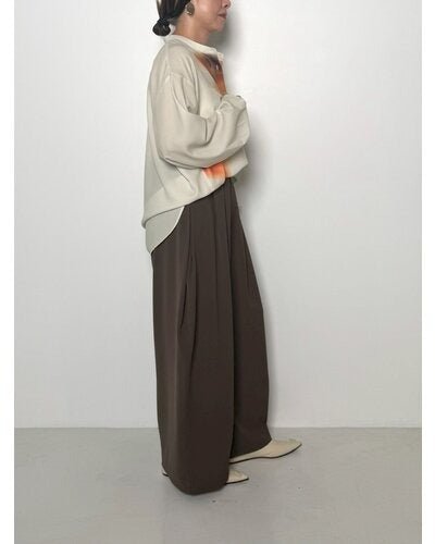 【CHIGNON 2026 PRE - SPRING】ワイドタックPT - Champdelarose