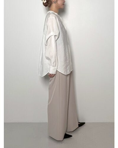 【CHIGNON 2026 PRE - SPRING】ベルト付きワイドPT - Champdelarose