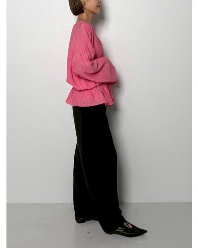 【CHIGNON 2026 PRE - SPRING】フリル衿付きSH - Champdelarose
