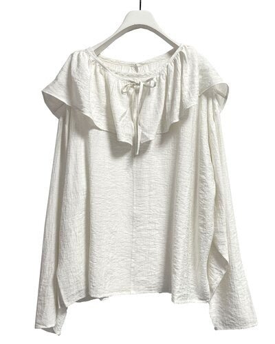 【CHIGNON 2026 PRE - SPRING】フリル衿付きSH - Champdelarose