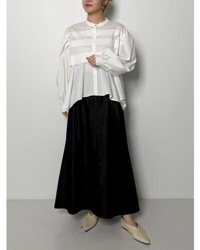 【CHIGNON 2026 PRE - SPRING】ピンタックフレアSH - Champdelarose
