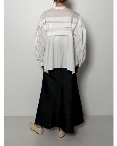 【CHIGNON 2026 PRE - SPRING】ピンタックフレアSH - Champdelarose