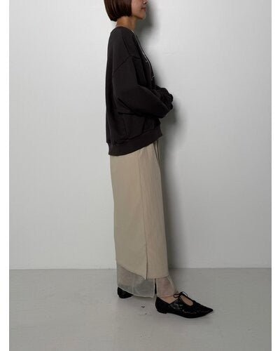 【CHIGNON 2026 PRE - SPRING】シアーレイヤードSK - Champdelarose