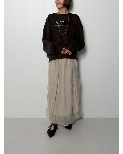 【CHIGNON 2026 PRE - SPRING】シアーレイヤードSK - Champdelarose