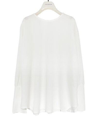 【CHIGNON 2026 PRE - SPRING】カットジョーゼットTブラウス - Champdelarose