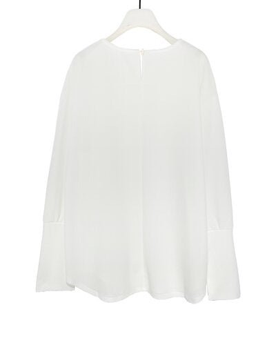 【CHIGNON 2026 PRE - SPRING】カットジョーゼットTブラウス - Champdelarose