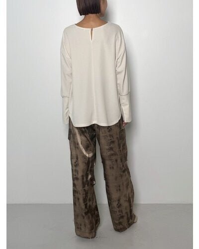 【CHIGNON 2026 PRE - SPRING】カットジョーゼットTブラウス - Champdelarose