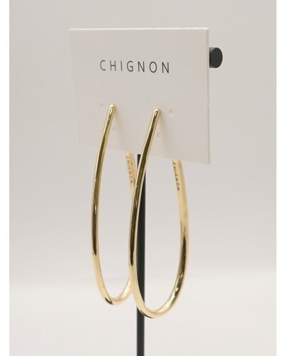【CHIGNON 2026 SPRING】ドロップフープイヤリング - Champdelarose