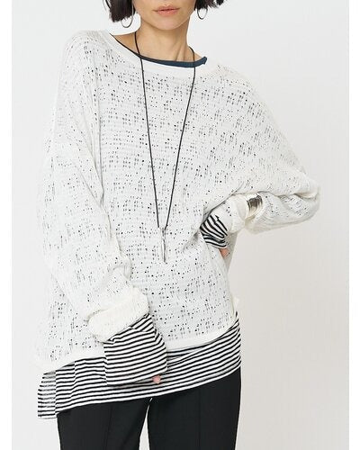 【CHIGNON 2026 SPRING】クラッシュドットニット - Champdelarose