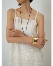【CHIGNON 2026 SPRING】パッチワークレースキャミソール - Champdelarose